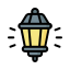 external lamp-lighting-filled-outline-lima-studio icon