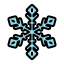 external season-snowflake-filled-outline-lima-studio-2 icon