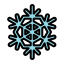 external season-snowflake-filled-outline-lima-studio-3 icon