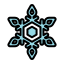 external season-snowflake-filled-outline-lima-studio-5 icon
