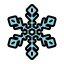 external season-snowflake-filled-outline-lima-studio-6 icon