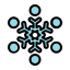 external season-snowflake-filled-outline-lima-studio-8 icon