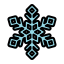 external season-snowflake-filled-outline-lima-studio icon