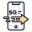 external speed-5g-signal-filled-outline-lima-studio-4 icon