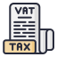external vat-taxes-filled-outline-lima-studio icon