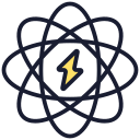 external atom-sustainable-energy-filled-outline-lima-studio icon