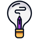 external bulb-university-filled-outline-lima-studio icon