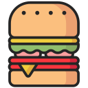 external burger-food-filled-outline-lima-studio icon