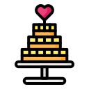 external cake-wedding-filled-outline-lima-studio-2 icon