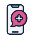 external call-pharmacy-filled-outline-lima-studio-3 icon