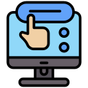 external click-user-experience-filled-outline-lima-studio icon