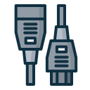 external computer-connectors-filled-outline-lima-studio icon