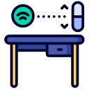 external desk-smart-home-filled-outline-lima-studio icon