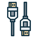 external display-connectors-filled-outline-lima-studio-2 icon