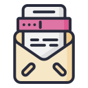 external email-taxes-filled-outline-lima-studio icon