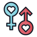 external gender-love-filled-outline-lima-studio icon