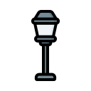 external lamp-lighting-filled-outline-lima-studio-14 icon