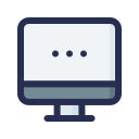 external laptop-basic-user-interface-filled-outline-lima-studio-2 icon