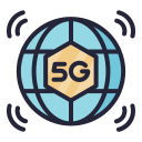 external network-5g-signal-filled-outline-lima-studio-3 icon