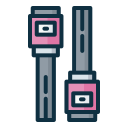 external sata-connectors-filled-outline-lima-studio icon