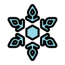 external season-snowflake-filled-outline-lima-studio-44 icon