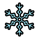 external season-snowflake-filled-outline-lima-studio-47 icon