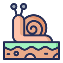 external snail-spring-filled-outline-lima-studio-2 icon
