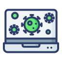 external virus-laptop-filled-outline-lima-studio icon