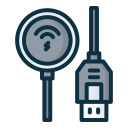 external wireless-connectors-filled-outline-lima-studio icon