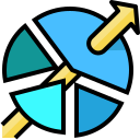 external analytics-business-and-arrow-filled-outline-filled-outline-mangsaabguru- icon