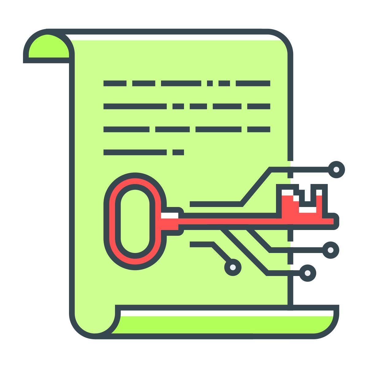clé numérique icon