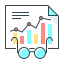 external analysis-business-and-marketing-filled-outline-perfect-kalash icon