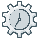 external Gear-management-filled-outline-perfect-kalash icon