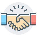 external Handshake-investment-filled-outline-perfect-kalash-2 icon
