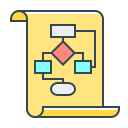 external algorithm-web-development-and-programming-filled-outline-perfect-kalash icon