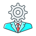 external consultant-seo-and-development-filled-outline-perfect-kalash icon