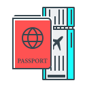 external document-travel-hotels-filled-outline-perfect-kalash-2 icon