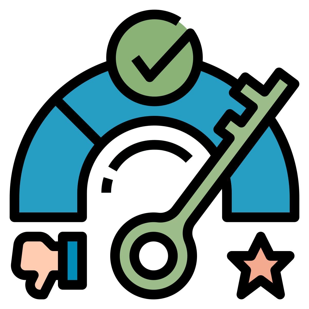 icône des indicateurs clés de performance icon