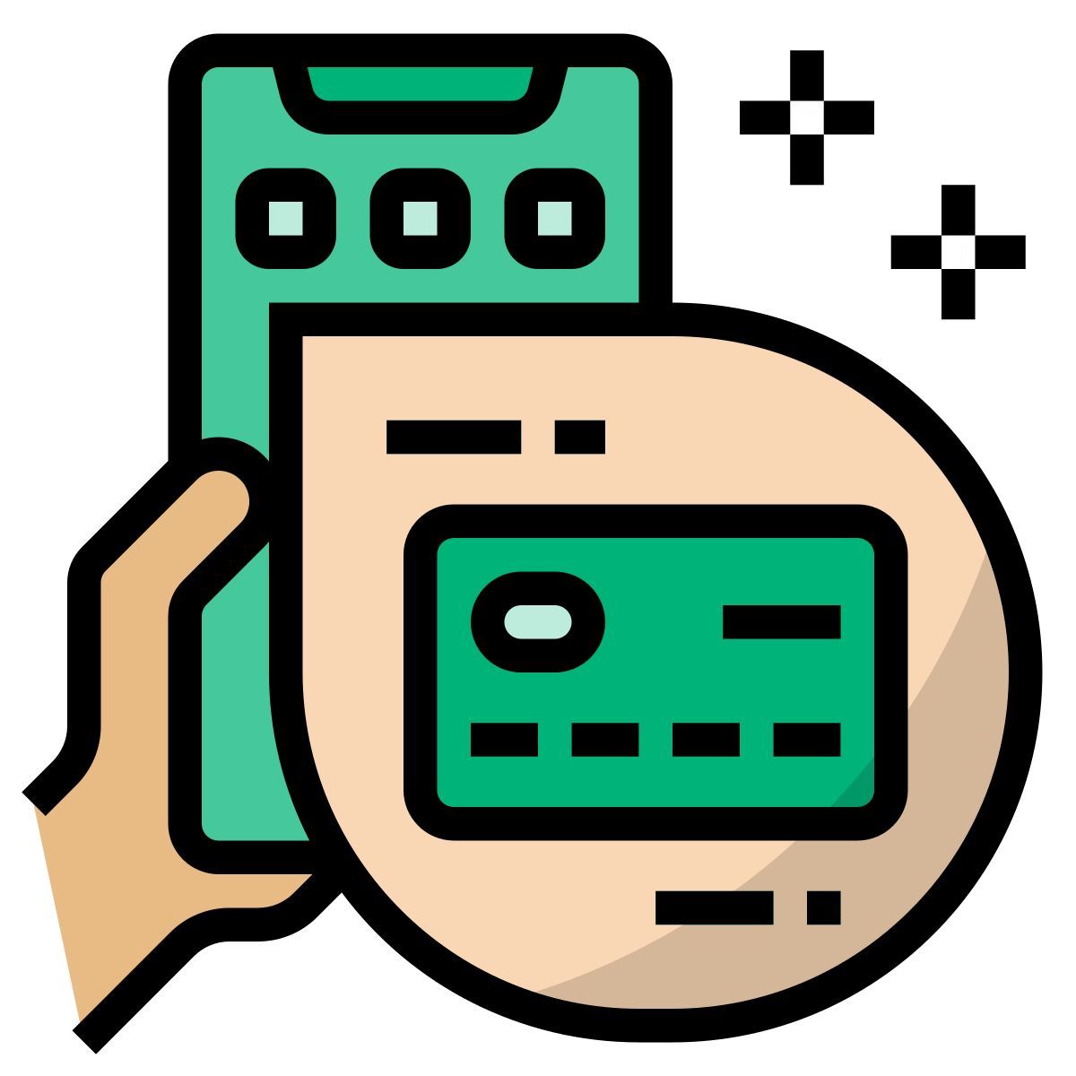 smartphone pay icon