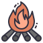 external bonfire-halloween-filled-outline-wichaiwi icon