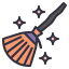 external broom-halloween-filled-outline-wichaiwi icon