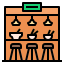 external cafe-small-business-filled-outline-wichaiwi icon