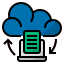 external cloud-work-from-home-filled-outline-wichaiwi icon
