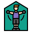 external exercise-new-normal-after-covid-19-filled-outline-wichaiwi icon