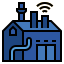 external factory-internet-of-things-filled-outline-wichaiwi icon