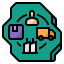 external factory-new-normal-after-covid-19-filled-outline-wichaiwi-2 icon