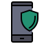 external mobile-general-data-protection-regulation-gdpr-filled-outline-wichaiwi icon
