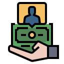 external Wage-business-filled-outline-wichaiwi icon