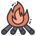 external bonfire-halloween-filled-outline-wichaiwi icon