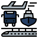 external bus-digital-economy-filled-outline-wichaiwi icon